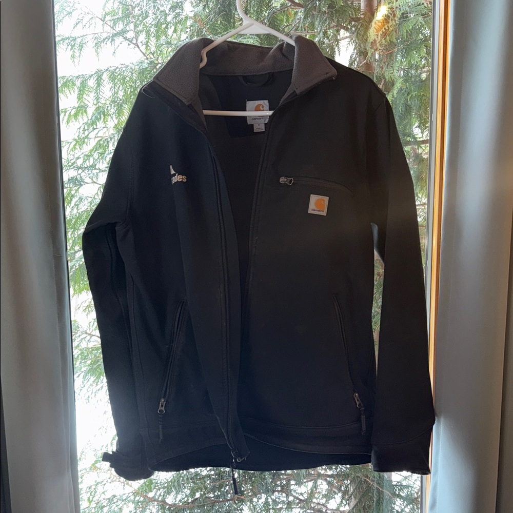 Carhartt Black Softshell Jacket with Logo